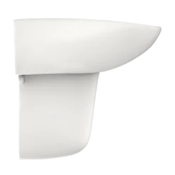TOTO Prominence Oval Wall-Mount Bathroom Sink with CEFIONTECT and Shroud for 4 Inch Center Faucets, Colonial White, Vitreous China, LHT242.4G#11