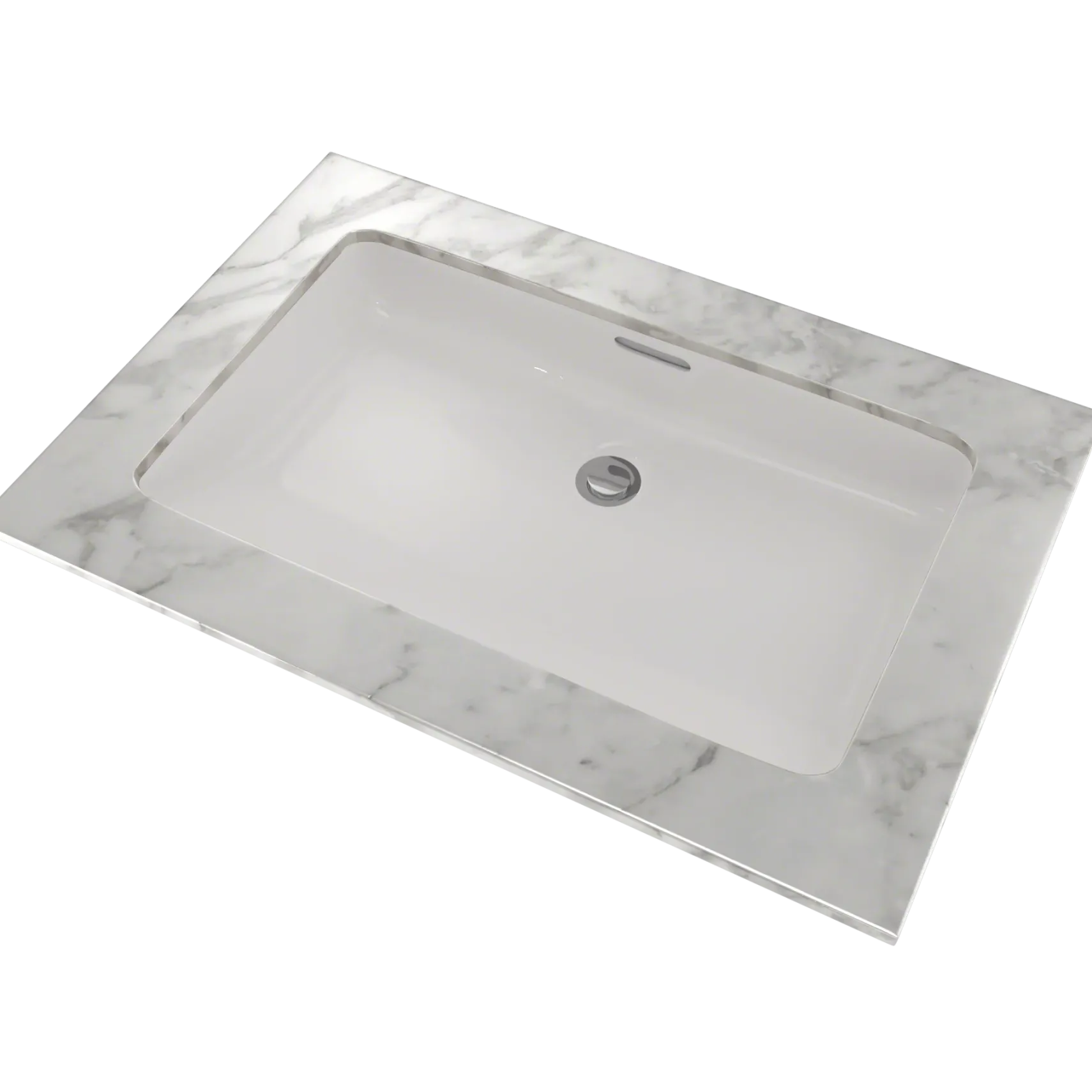 TOTO Rectangular Undermount Bathroom Sink with CEFIONTECT, Colonial White, Vitreous China, LT191G#11