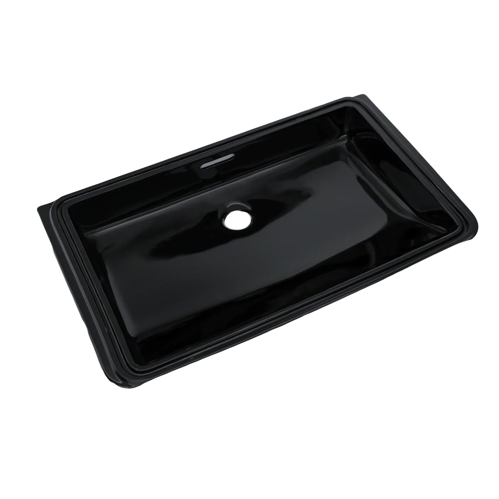 TOTO Rectangular Undermount Bathroom Sink, Ebony, Vitreous China, LT191#51