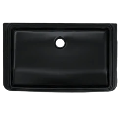 TOTO Rectangular Undermount Bathroom Sink, Ebony, Vitreous China, LT191#51