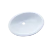 TOTO Rendezvous Oval Undermount Bathroom Sink with CEFIONTECT, Cotton White, Vitreous China, LT579G#01