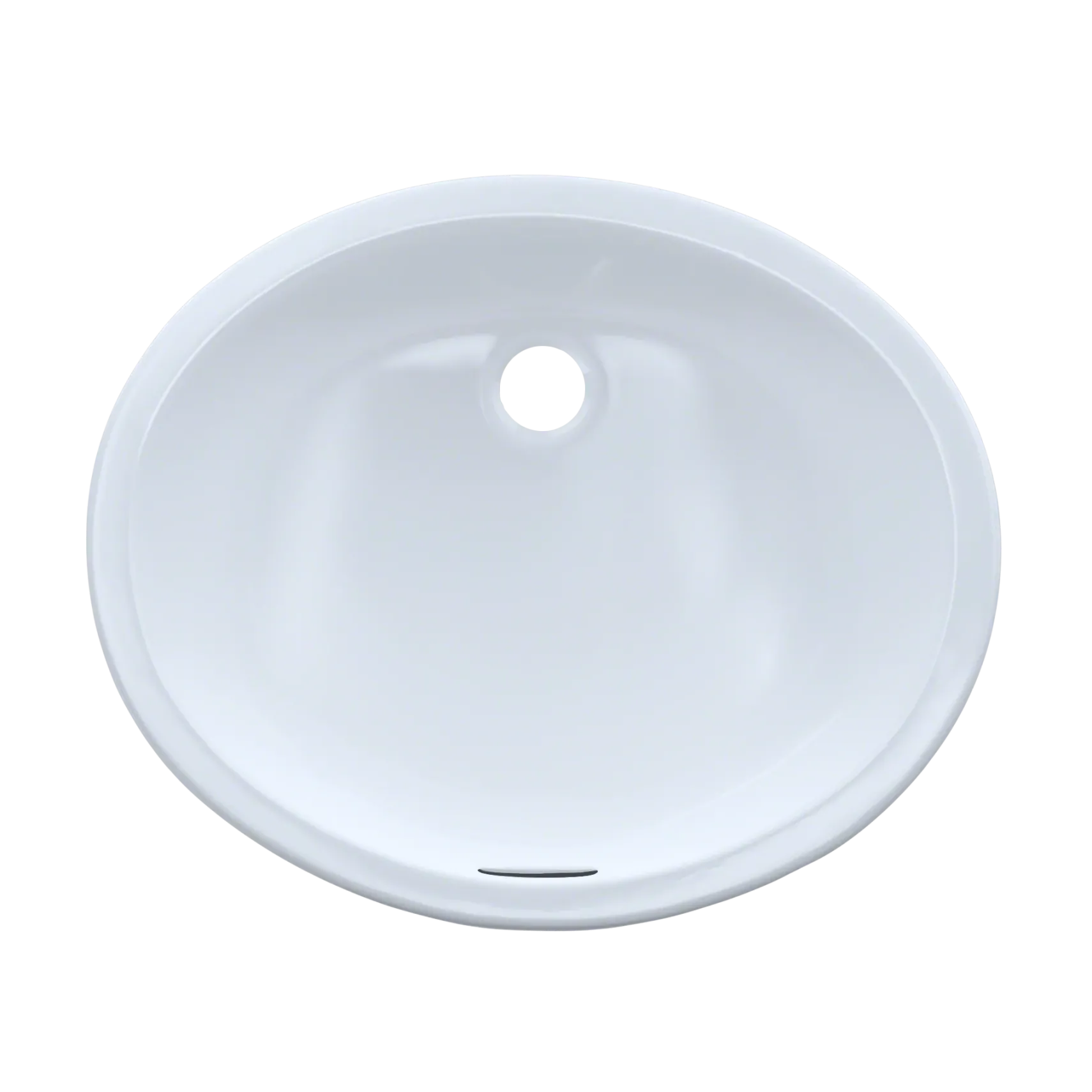 TOTO Rendezvous Oval Undermount Bathroom Sink with CEFIONTECT, Cotton White, Vitreous China, LT579G#01