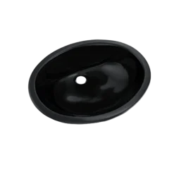 TOTO Rendezvous Oval Undermount Bathroom Sink, Ebony, Vitreous China, LT579#51
