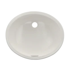 TOTO Rendezvous Oval Undermount Bathroom Sink with CEFIONTECT, Colonial White, Vitreous China, LT579G#11