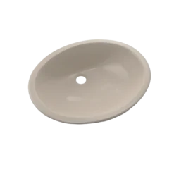 TOTO Rendezvous Oval Undermount Bathroom Sink with CEFIONTECT, Bone, Vitreous China, LT579G#03