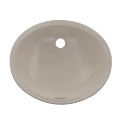 TOTO Rendezvous Oval Undermount Bathroom Sink with CEFIONTECT, Bone, Vitreous China, LT579G#03
