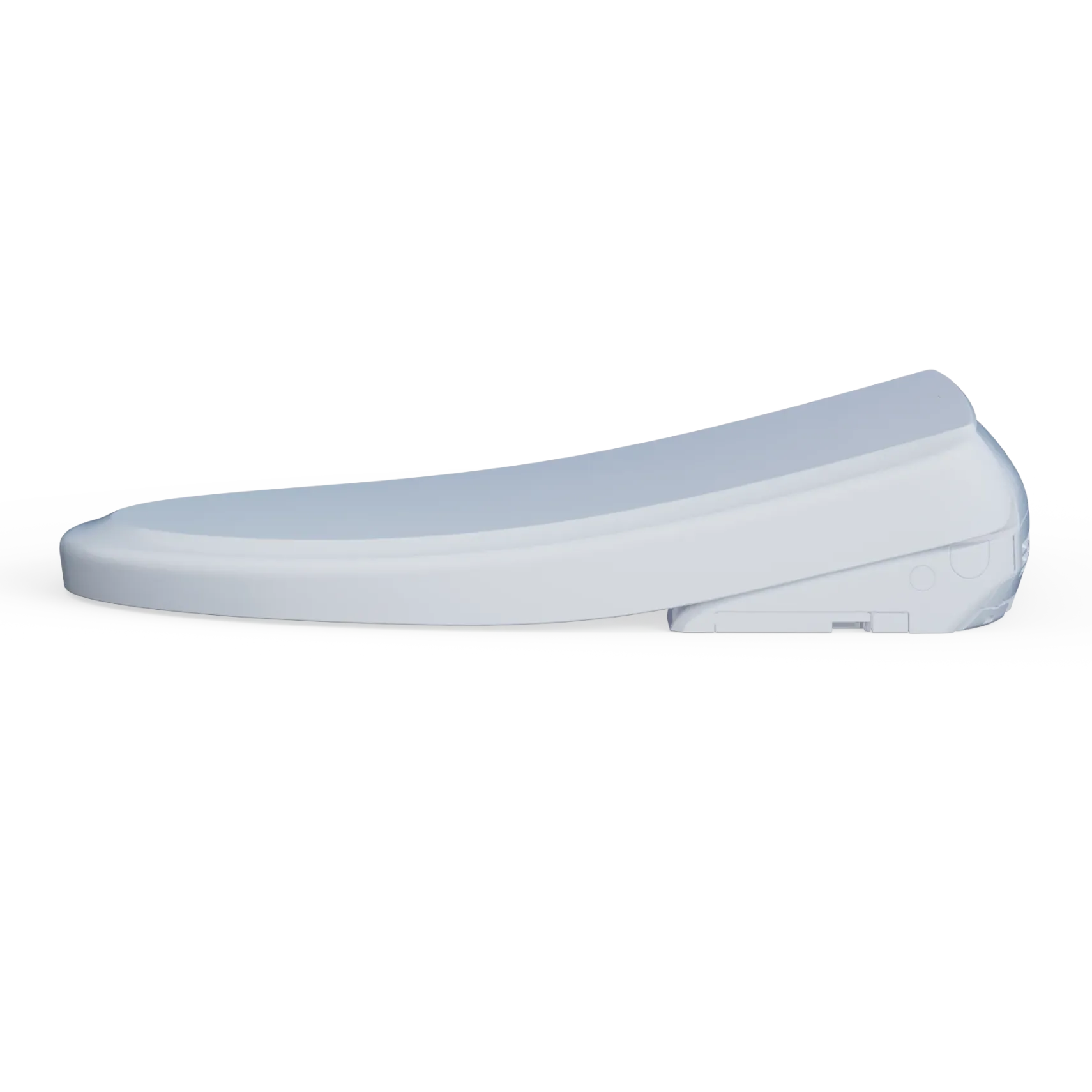 TOTO S7 WASHLET+ Electronic Bidet Toilet Seat with EWATER+ Bowl and Wand Cleaning and Classic Lid, Elongated, Cotton White, Plastic, SW4724AT40#01