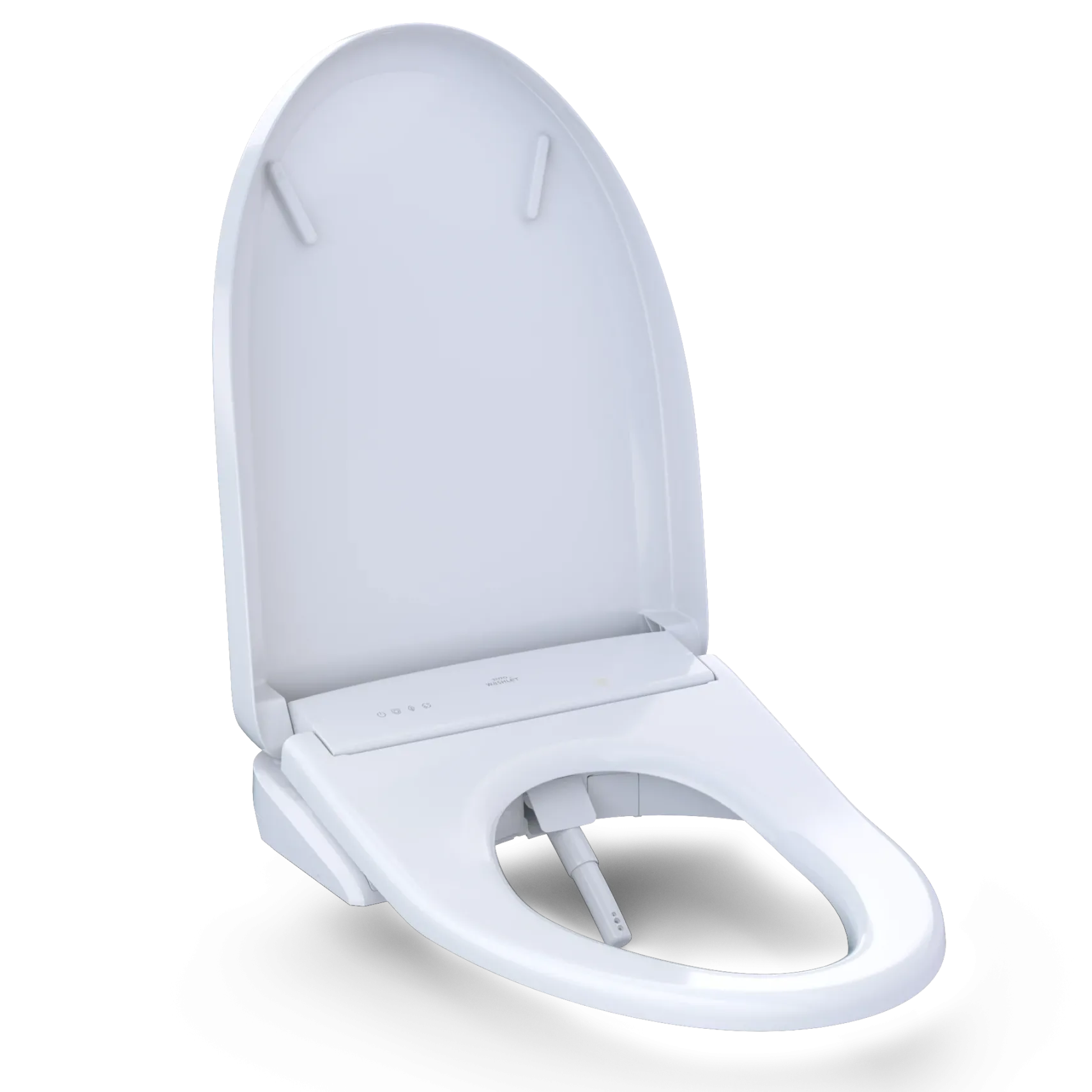 TOTO S7 WASHLET+ Electronic Bidet Toilet Seat with EWATER+ Bowl and Wand Cleaning and Classic Lid, Elongated, Cotton White, Plastic, SW4724AT40#01