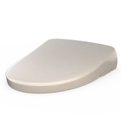 TOTO S7A WASHLET Electronic Bidet Toilet Seat with EWATER+ Bowl and Wand Cleaning, Auto Open and Close Contemporary Lid, Elongated, Sedona Beige, Plastic, SW4736#12