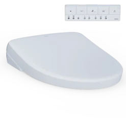 TOTO S7A WASHLET+ Elongated Electronic Bidet Toilet Seat with EWATER+®, Auto Open & Close Lid, Cotton White, SW4736AT40#01