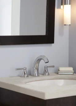 TOTO Silas Two Handle Widespread 1.2 GPM Bathroom Sink Faucet, Polished Chrome, Brass, TL210DD12#CP