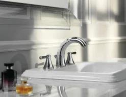 TOTO Silas Two Handle Widespread 1.2 GPM Bathroom Sink Faucet, Polished Chrome, Brass, TL210DD12#CP