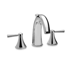 TOTO Silas Two-Handle Deck-Mount Roman Tub Filler Trim, Polished Chrome, Brass, TB210DD#CP