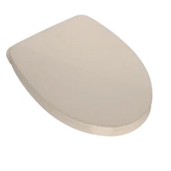 TOTO SoftClose Non Slamming, Slow Close Elongated Toilet Seat and Lid, Bone, Plastic, SS124#03