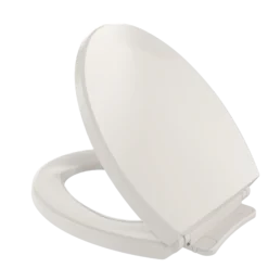 TOTO SoftClose Non Slamming, Slow Close Round Toilet Seat and Lid, Sedona Beige, Plastic, SS113#12