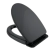 TOTO SoftClose Non Slamming, Slow Close Elongated Toilet Seat and Lid, Ebony, Plastic, SS124#51