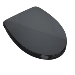 TOTO SoftClose Non Slamming, Slow Close Elongated Toilet Seat and Lid, Ebony, Plastic, SS124#51