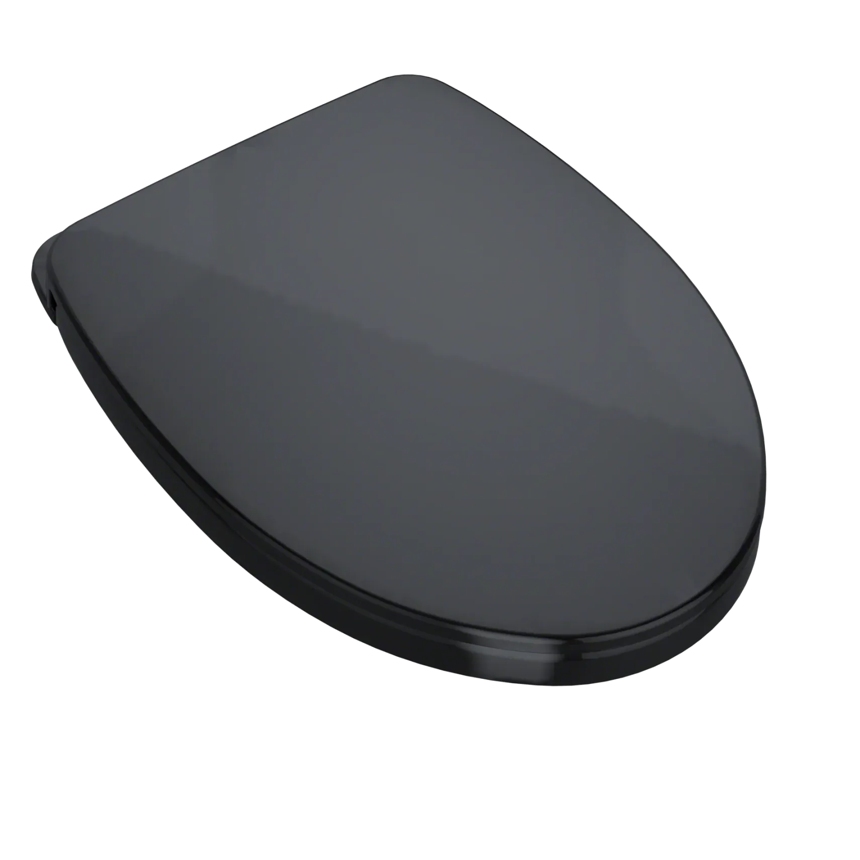 TOTO SoftClose Non Slamming, Slow Close Elongated Toilet Seat and Lid, Ebony, Plastic, SS124#51