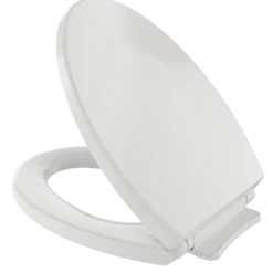 TOTO SoftClose Non Slamming, Slow Close Elongated Toilet Seat and Lid, Colonial White, Plastic, SS114#11