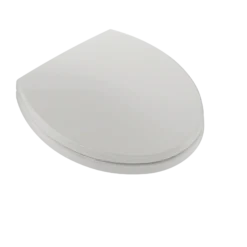 TOTO SoftClose Non Slamming, Slow Close Round Toilet Seat and Lid, Colonial White, Plastic, SS113#11