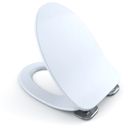 TOTO SoftClose Ultra Slim, Non-Slamming Toilet Seat and Lid, Cotton White, Urea Resin, SS234#01