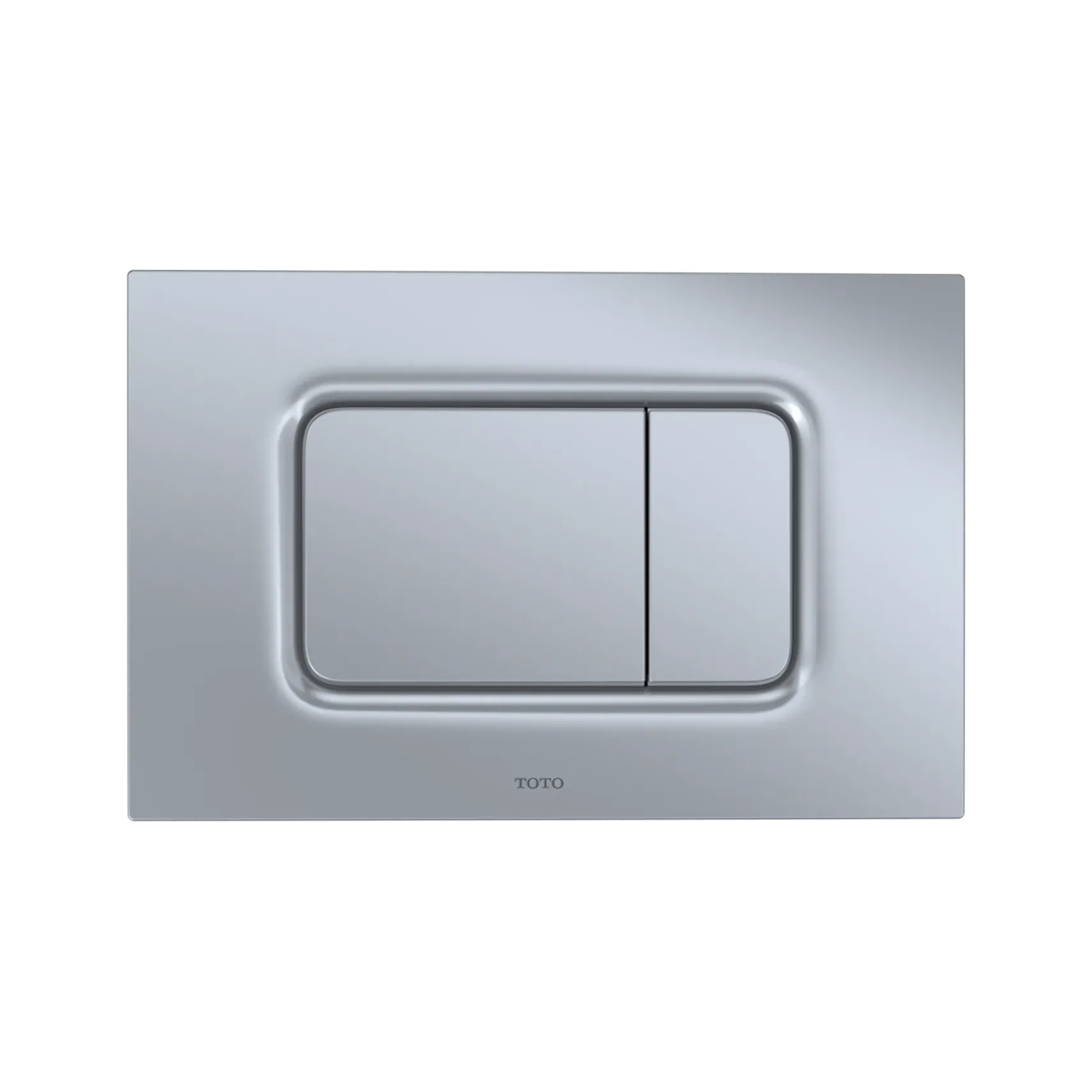 TOTO SP Wall-Hung Square-Shape Toilet and DuoFit In-Wall 1.28 and 0.9 GPF Dual-Flush Tank System with Copper Supply- Vitreous China|Urea Resin, Matte Silver, CWT449249CMFG#MS