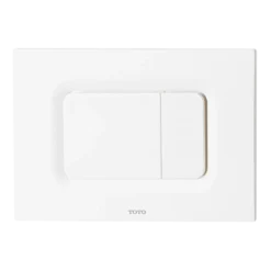 TOTO SP Wall-Hung Square-Shape Toilet and DuoFit In-Wall 1.28 and 0.9 GPF Dual-Flush Tank System with Copper Supply- Vitreous China|Urea Resin, White Matte, CWT449249CMFG#WH