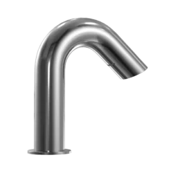 TOTO Standard R AC Powered 0.5 GPM Touchless Bathroom Faucet, 20 Second Continuous Flow, Polished Chrome, Brass, T28S53A#CP