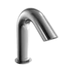 TOTO Standard R AC Powered 1.0 GPM Touchless Bathroom Faucet with Thermostatic Mixing Valve, 10 Second On-Demand Flow, Polished Chrome, Brass, T28S11AT#CP