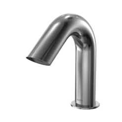 TOTO Standard R AC Powered 1.0 GPM Touchless Bathroom Faucet with Thermostatic Mixing Valve, 10 Second On-Demand Flow, Polished Chrome, Brass, T28S11AT#CP