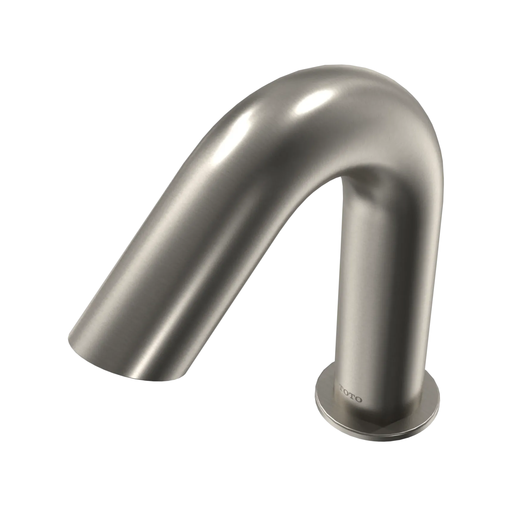 TOTO Standard R AC Powered 1.0 GPM Touchless Bathroom Faucet with Thermostatic Mixing Valve, 10 Second On-Demand Flow, Brushed Nickel, Brass, T28S11AT#BN