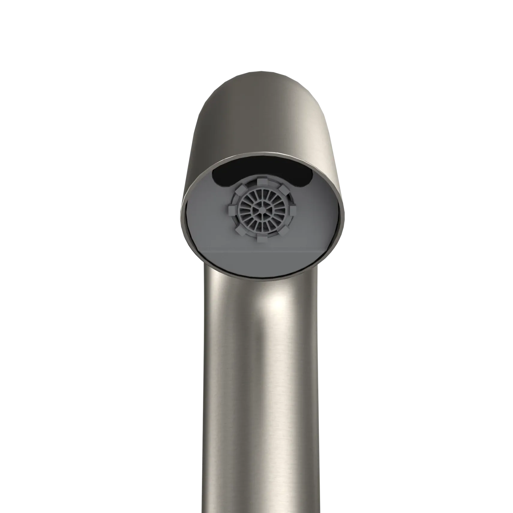 TOTO Standard R AC Powered 1.0 GPM Touchless Bathroom Faucet with Thermostatic Mixing Valve, 10 Second On-Demand Flow, Brushed Nickel, Brass, T28S11AT#BN