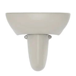 TOTO Supreme Oval Wall-Mount Bathroom Sink with CEFIONTECT and Shroud for 8 Inch Center Faucets, Sedona Beige, Vitreous China, LHT241.8G#12