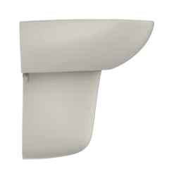TOTO Supreme Oval Wall-Mount Bathroom Sink with CEFIONTECT and Shroud for 8 Inch Center Faucets, Sedona Beige, Vitreous China, LHT241.8G#12