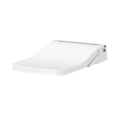TOTO SW WASHLET+ Ready Square Electronic Bidet Toilet Seat with Auto Flush Ready Cotton White, Plastic, SW4549AT60#01