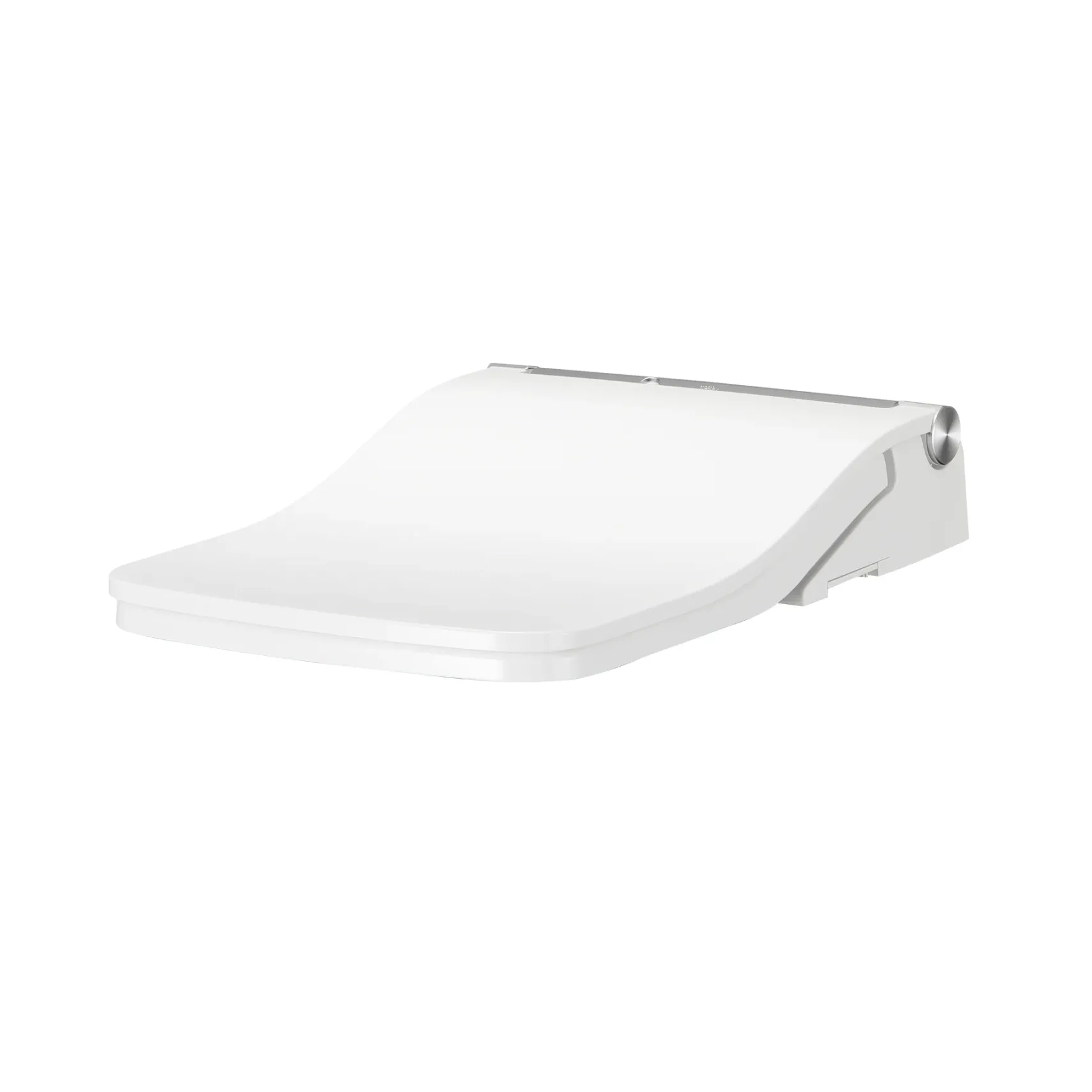 TOTO SW WASHLET+ Ready Square Electronic Bidet Toilet Seat with Auto Flush Ready Cotton White, Plastic, SW4549AT60#01