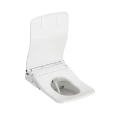 TOTO SW WASHLET+ Ready Square Electronic Bidet Toilet Seat with Auto Flush Ready Cotton White, Plastic, SW4549AT60#01