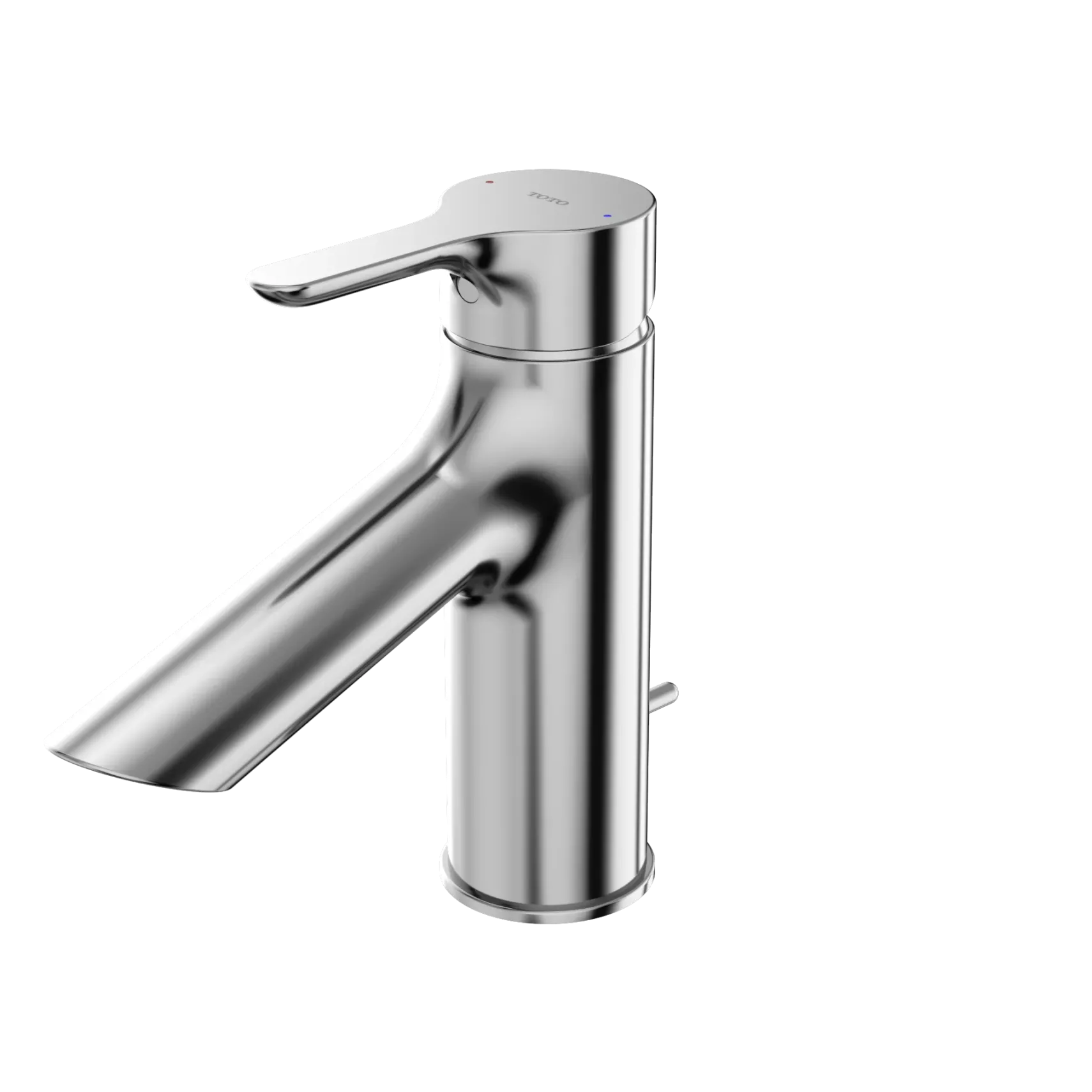 TOTO TLS01301U#CP LB Series 1.2 GPM Single Handle Brass Bathroom Sink Faucet with Drain Assembly, Polished Chrome