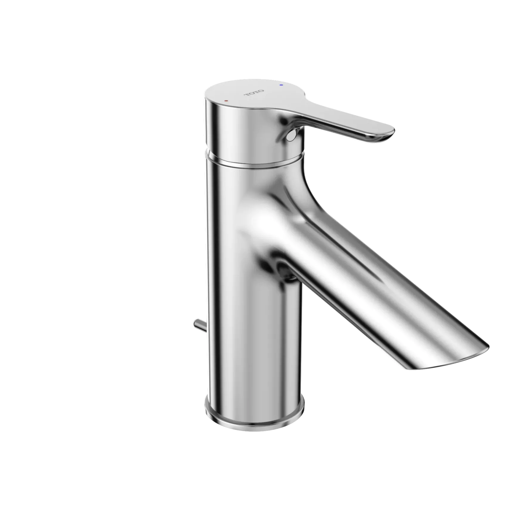TOTO TLS01301U#CP LB Series 1.2 GPM Single Handle Brass Bathroom Sink Faucet with Drain Assembly, Polished Chrome