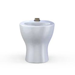 TOTO TORNADO FLUSH Commercial Flushometer Floor-Mounted Universal Height Toilet with CEFIONTECT, ADA Compliant, Elongated, Cotton White, Vitreous China, CT725CUFG#01