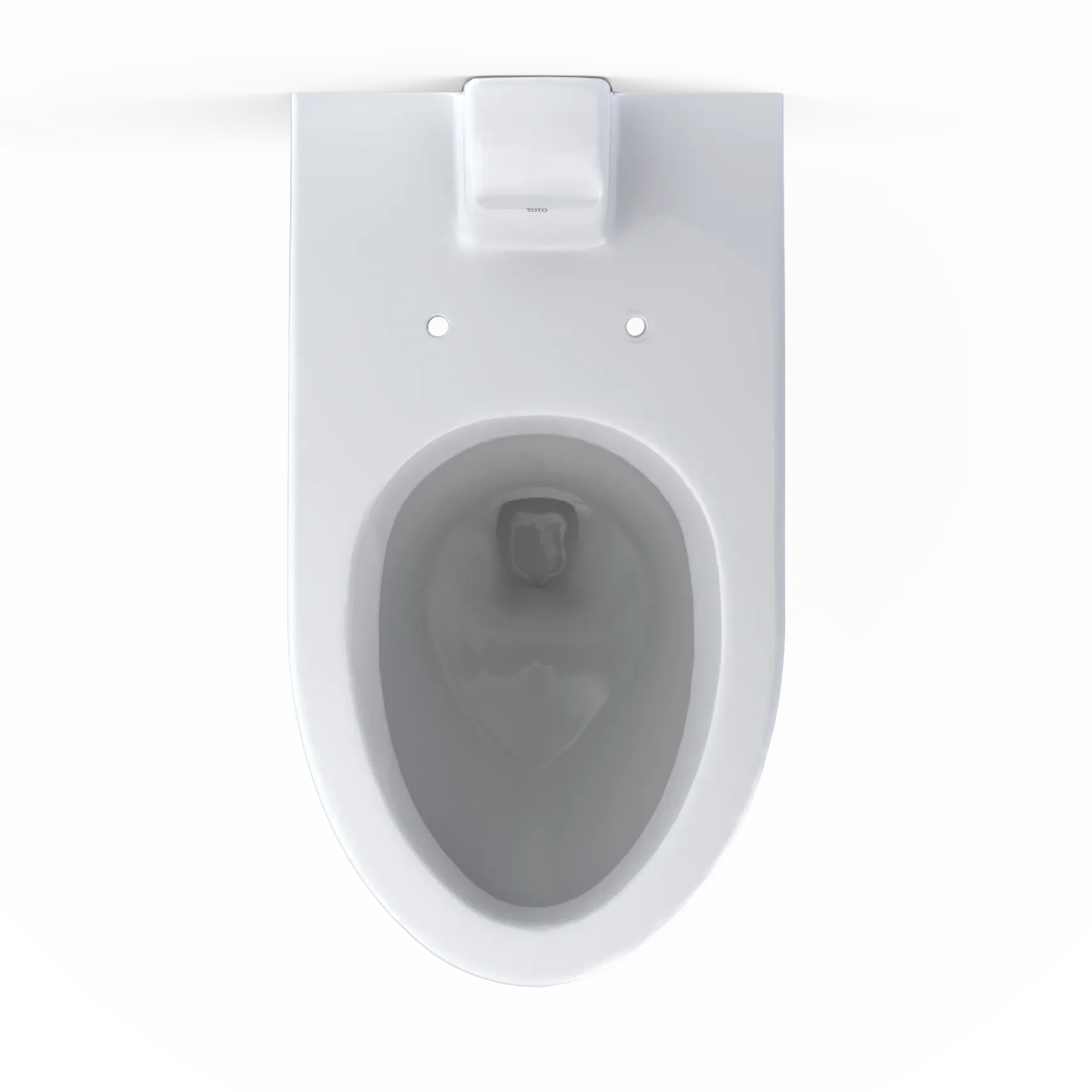 TOTO TORNADO FLUSH Commercial Flushometer Wall-Mounted Toilet, Elongated, Cotton White, Vitreous China, CT728CUV#01