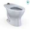 TOTO TORNADO FLUSH Commercial Flushometer Floor-Mounted Toilet, Elongated, Cotton White, Vitreous China, CT725CU#01
