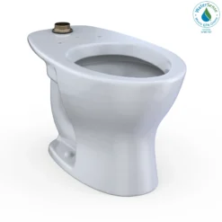 TOTO TORNADO FLUSH Commercial Flushometer Floor-Mounted Toilet, Elongated, Cotton White, Vitreous China, CT725CU#01
