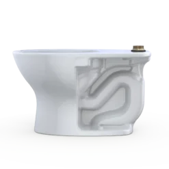 TOTO TORNADO FLUSH Commercial Flushometer Floor-Mounted Toilet, Elongated, Cotton White, Vitreous China, CT725CU#01