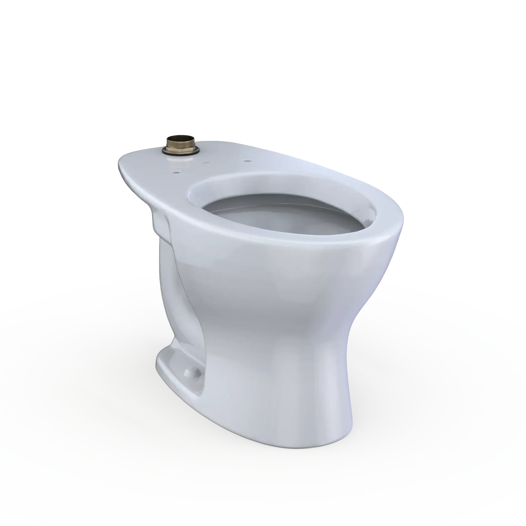 TOTO TORNADO FLUSH Commercial Flushometer Floor-Mounted Universal Height Toilet, ADA Compliant, Elongated, Cotton White, Vitreous China, CT725CUF#01