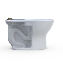 TOTO TORNADO FLUSH Commercial Flushometer Floor-Mounted Universal Height Toilet, ADA Compliant, Elongated, Cotton White, Vitreous China, CT725CUF#01