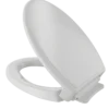 TOTO Traditional SoftClose Non Slamming, Slow Close Elongated Toilet Seat and Lid, Colonial White, Plastic, SS154#11