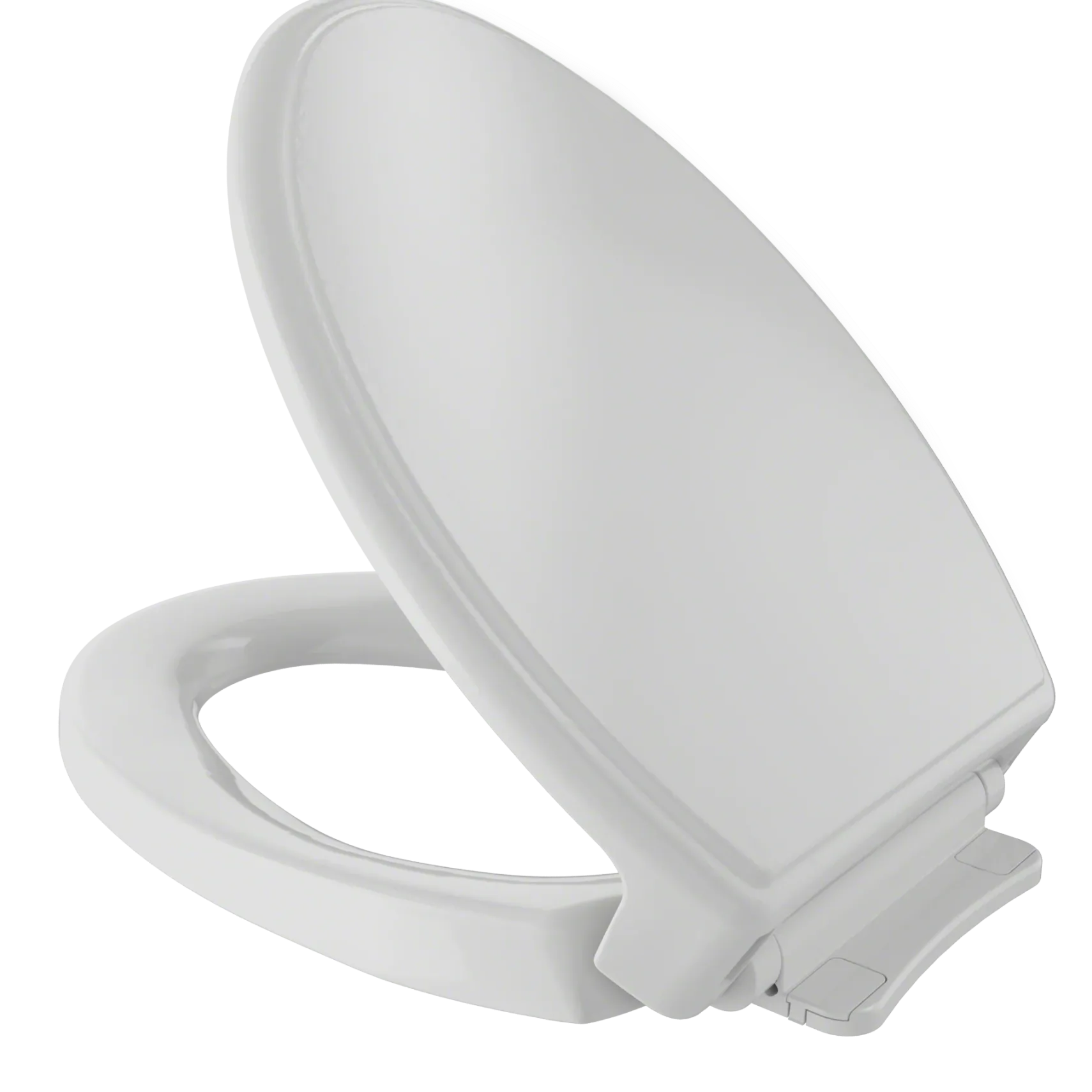 TOTO Traditional SoftClose Non Slamming, Slow Close Elongated Toilet Seat and Lid, Colonial White, Plastic, SS154#11