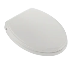 TOTO Traditional SoftClose Non Slamming, Slow Close Elongated Toilet Seat and Lid, Colonial White, Plastic, SS154#11