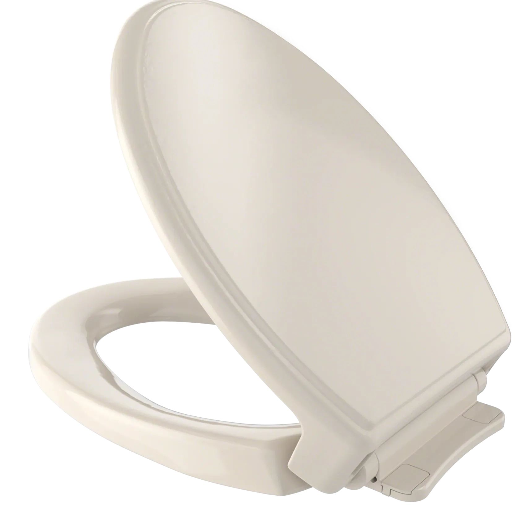 TOTO Traditional SoftClose Non Slamming, Slow Close Elongated Toilet Seat and Lid, Bone, Plastic, SS154#03